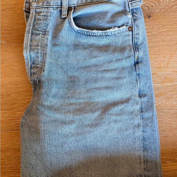 Agolde Fran Low-Slung Straight Jeans - Picture 7 of 8